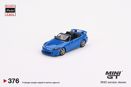 [Maßstab 1/64] Honda S2000 (AP2) Typ S in Apex Blue von MiJo Exclusives Mini GT 