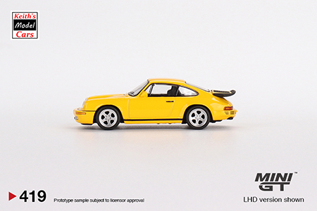 [1/64 Scale] RUF CTR 1987 in Blossom Yellow by MiJo Exclusives Mini GT