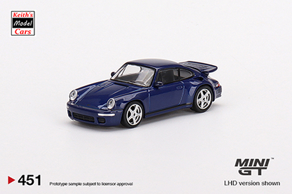 [Maßstab 1/64] RUF CTR Anniversary in Dunkelblau von MiJo Exclusives Mini GT 