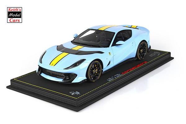 1/18 Ferrari 812 Competizione Azzurro  La Plata