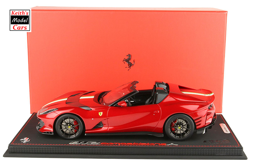 1:18 Scale BBR Models Ferrari 812 Competizione Aperta in Rosso