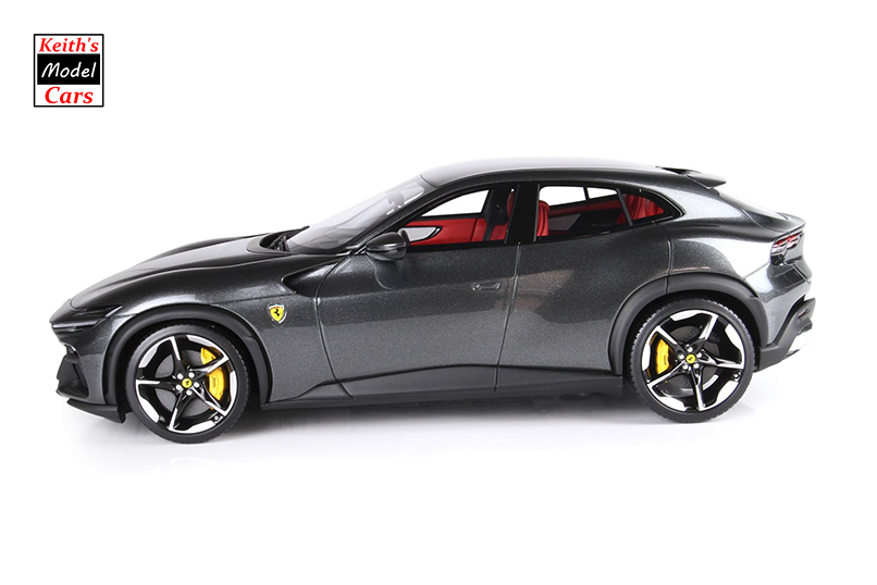ミニカー　1/18 Ferrari Purosangue Grey Alloy ケース付 [P18219FV] 1:18 Scale BBR Models Ferrari Purosangue in Grigio