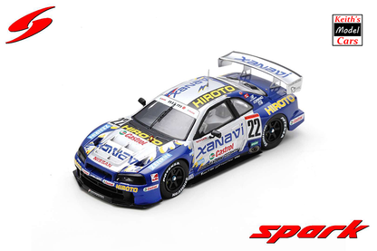 XANAVI HIROTO GT-R (R34) ミニカー 1:43 Scale Spark Models XANAVI HIROTO Nissan Skyline GT-R (R34