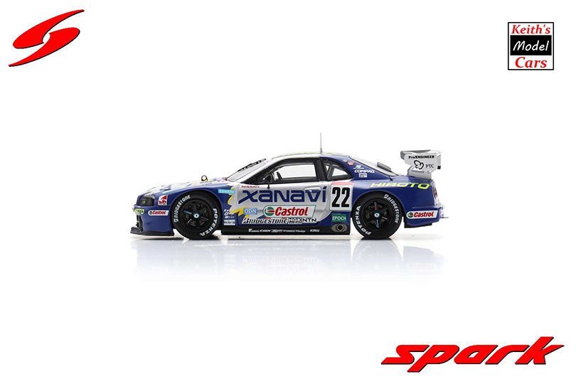 XANAVI HIROTO GT-R (R34) ミニカー 1:43 Scale Spark Models XANAVI XANAVI HIROTO GT-R (R34) ミニカー 1:43 Scale Spark Models XANAVI