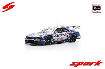 1:43 Scale Spark Models XANAVI HIROTO Nissan Skyline GT-R (R34