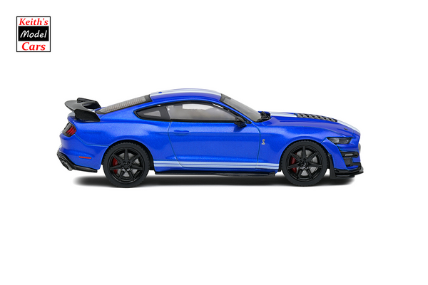 [1/43 Scale] Shelby GT500 (2020) in Performance Blue by Solido