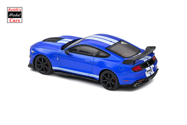 [1/43 Scale] Shelby GT500 (2020) in Performance Blue by Solido