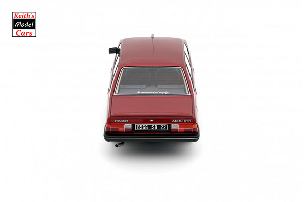 [1/18 Scale] Peugeot 305 GTX in Rouge Plaisir by OTTOmobile