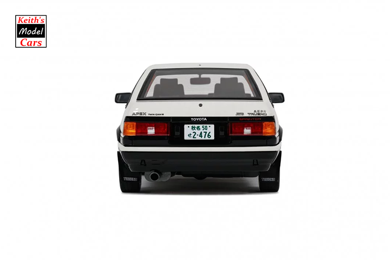 1:18 Scale OTTOmobile 1985 Toyota Sprinter Trueno in White