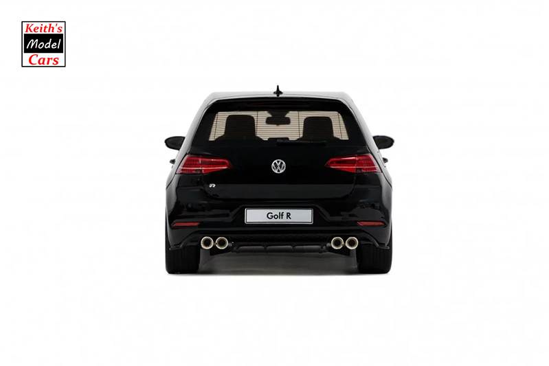 [Maßstab 1/18] Volkswagen Golf VII R (5 Türen) in Deep Black LC9X von OTTOmobile 