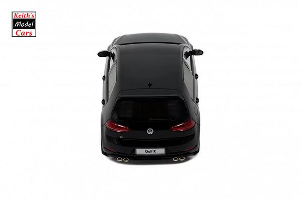 [1/18 Scale] Volkswagen Golf VII R (5 Doors) in Deep Black LC9X by OTTOmobile