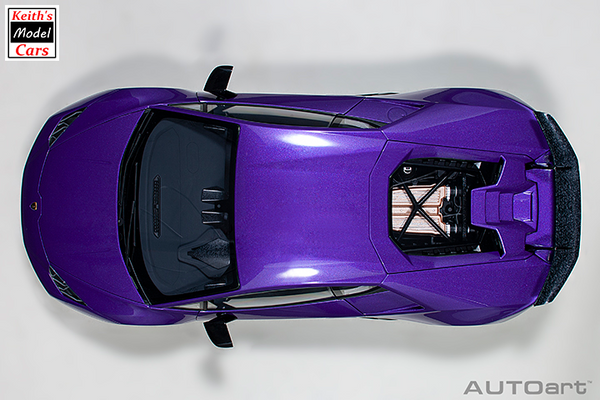 [1/12 Scale] Lamborghini Huracán Performante in Viola Pasifae/Pearl Purple by AUTOart