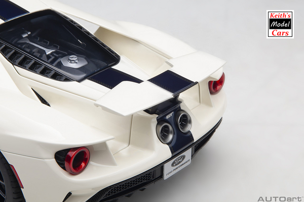 [1/18 Scale] Ford GT 2022 ’64 Prototype Heritage Edition in Wimbledon White by AUTOart Models