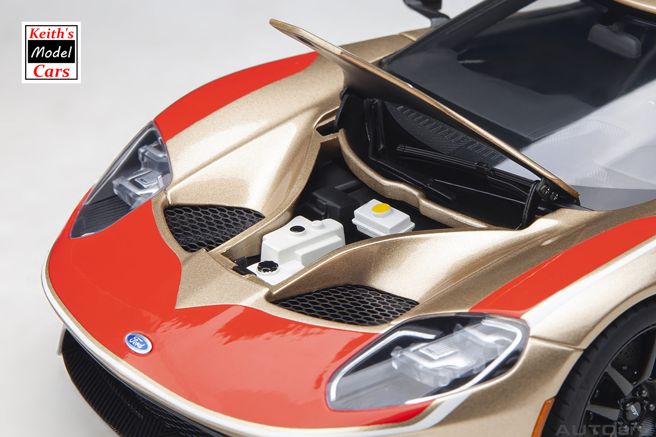 [Maßstab 1/18] Ford GT 2022 Holman Moody Heritage Edition (Holman Woody Gold) von AUTOart Models 