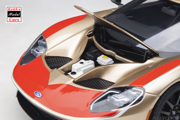 [1/18 Scale] Ford GT 2022 Holman Moody Heritage Edition (Holman Woody Gold) by AUTOart Models