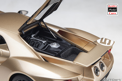 [Maßstab 1/18] Ford GT 2022 Holman Moody Heritage Edition (Holman Woody Gold) von AUTOart Models 