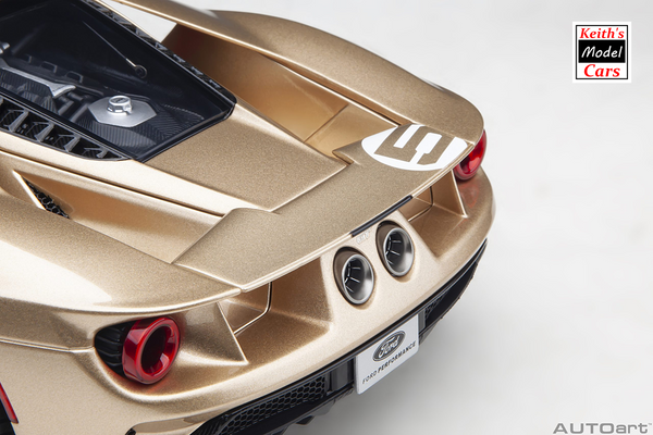 [1/18 Scale] Ford GT 2022 Holman Moody Heritage Edition (Holman Woody Gold) by AUTOart Models