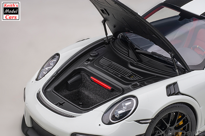 [Maßstab 1/18] Porsche 911 GT2 RS Weissach-Paket in Weiß von AUTOart Models 