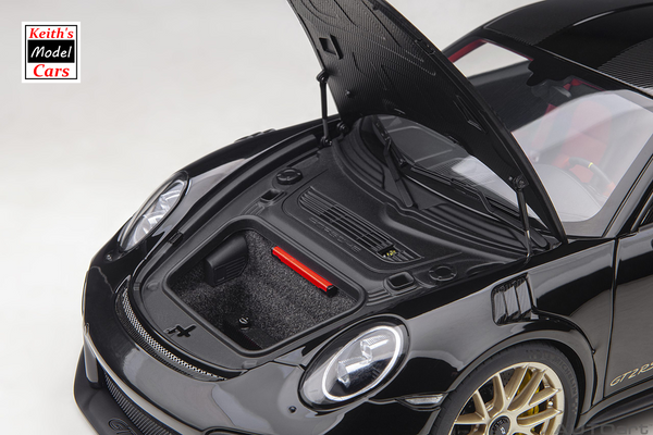 [1/18 Scale] Porsche 911 GT2 RS Weissach Package in Black by AUTOart Models
