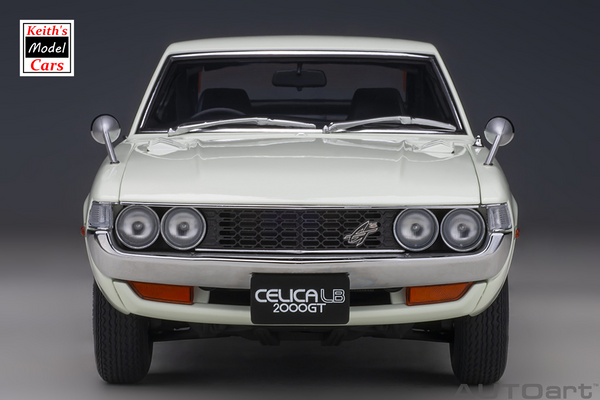 [1/18 Scale] Toyota Celica Liftback 2000GT (RA25) 1973 in White by AUTOart Models