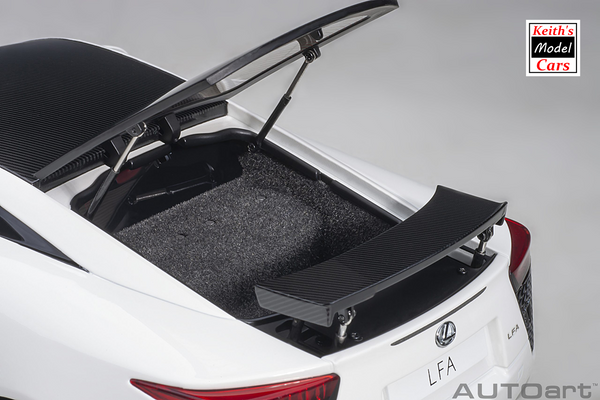 [1/18 Scale] Lexus LFA in Whitest White/Black Carbon by AUTOart Models