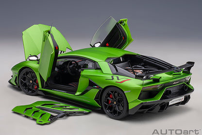 [Maßstab 1:18] Lamborghini Aventador SVJ in Verde Alceo/Matte Green von AUTOart Models 