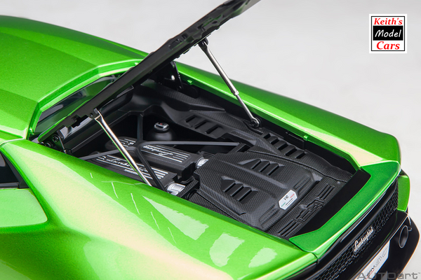 [1/18 Scale] Lamborghini Huracán Evo in Verde Selvans by AUTOart Models