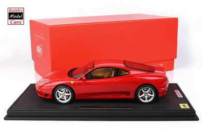 [Maßstab 1/18] Ferrari 360 Modena in Rosso Corsa 322 mit F1-Getriebe von BBR Models 