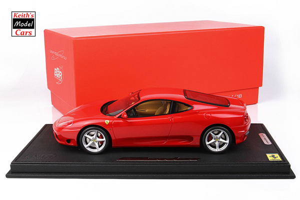 [1/18 Scale] Ferrari 360 Modena in Rosso Corsa 322 with F1 Gearbox by BBR Models