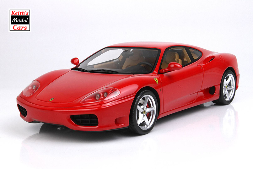 [1/18 Scale] Ferrari 360 Modena in Rosso Corsa 322 with F1 Gearbox by BBR Models