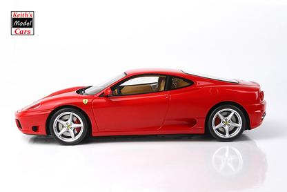 [Maßstab 1/18] Ferrari 360 Modena in Rosso Corsa 322 mit F1-Getriebe von BBR Models 