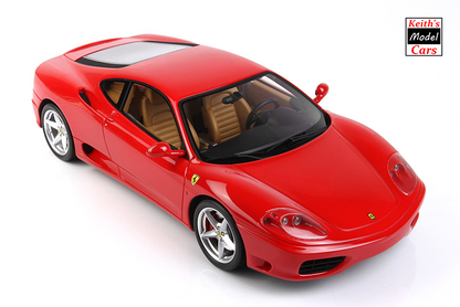 [Maßstab 1/18] Ferrari 360 Modena in Rosso Corsa 322 mit F1-Getriebe von BBR Models 