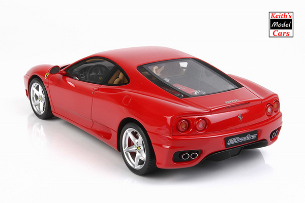 [1/18 Scale] Ferrari 360 Modena in Rosso Corsa 322 with F1 Gearbox by BBR Models