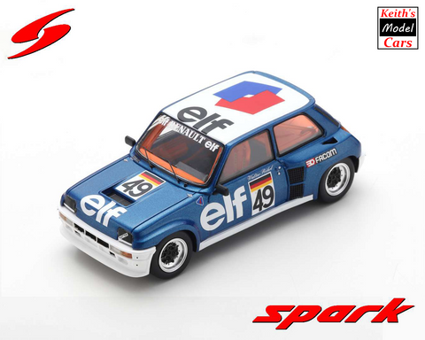 [1/43] Renault 5 Turbo Coupé - Europa Cup 1981 (No.49 Walter Röhrl) by Spark Models