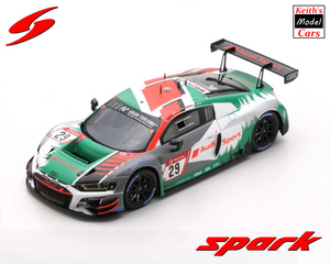 [1/43 Scale] Audi R8 LMS GT3 - Audi Sport Team - 6th Place 24H Nürburgring 2020 (No.29) by Spark Models