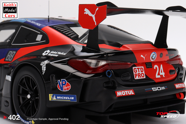 [1/18 Scale] BMW M4 GT3 - BMW Team RLL - 2022 IMSA Daytona 24 Hrs (No.24 P. Eng/M. Wittmann/N. Yelloly/S. van der Linde) by TopSpeed-Models