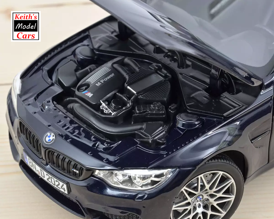 [1/18 Scale] 2017 BMW M3 Competition in Blue Metallic by Norev