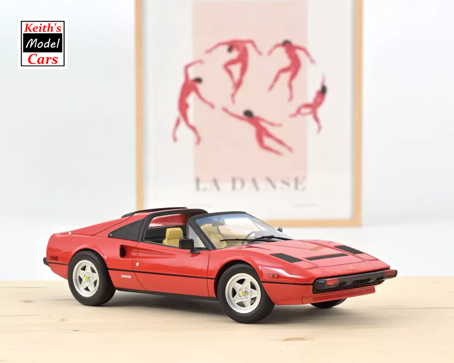 1:18 Scale Ferrari 308 GTS in Rosso Corsa (187930) by Norev